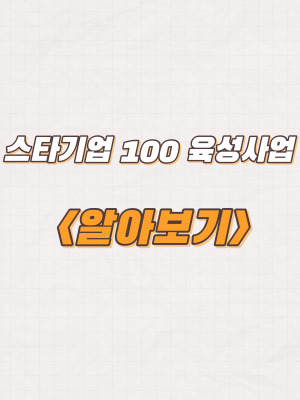  대구시 2023년 스타기업 100 선정계획 및 신청방법