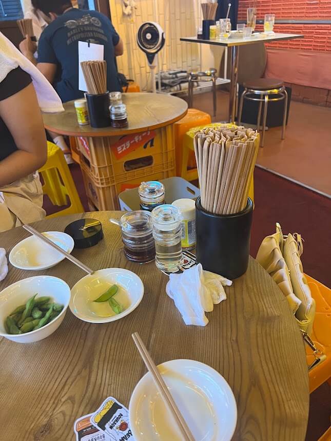 미스터교자 기본반찬