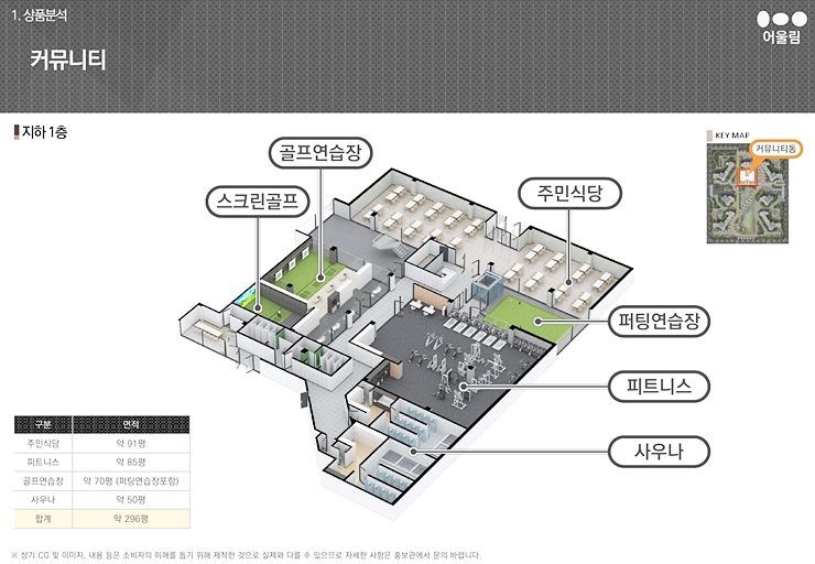 커뮤니티시설 지하1층