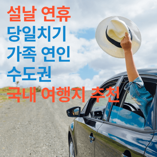 설날 연휴 당일치기 가족 연인 수도권 국내 여행지 추천