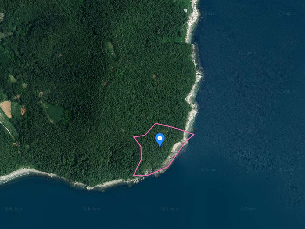  경남고성부동산 임야매매 ㅡ 하일면 길은 없지만 바다와 육지가 맞닿은 해안 임야