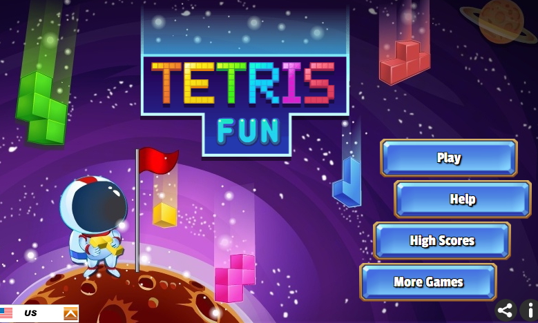 Tetris Fun 테트리스게임 시작화면