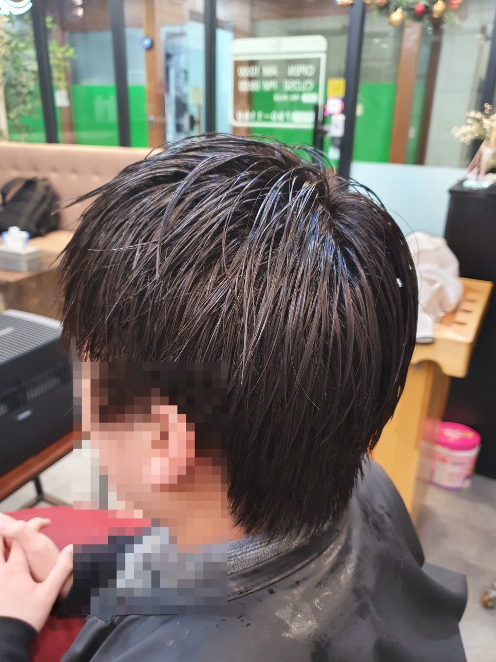 여자 숏컷 베이비펌 내추럴하고 오래가요~ 남자 투블럭 베이비펌& 14