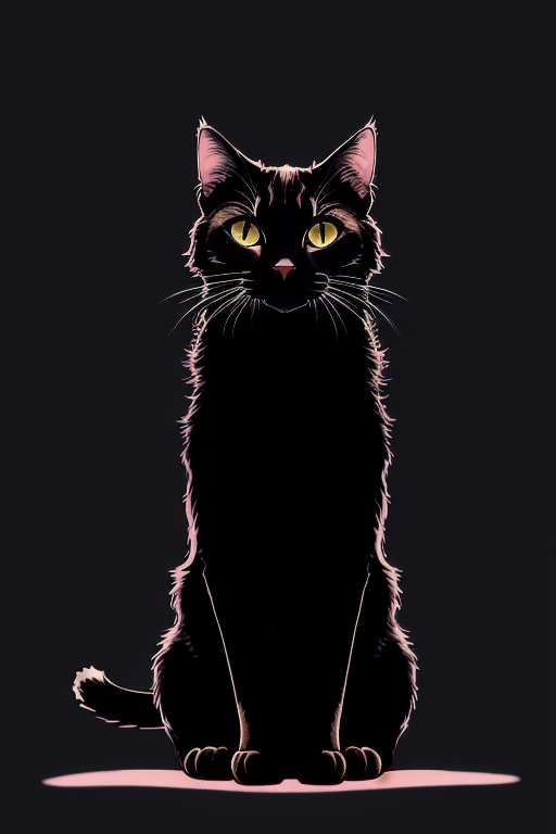 검은 고양이 이미지