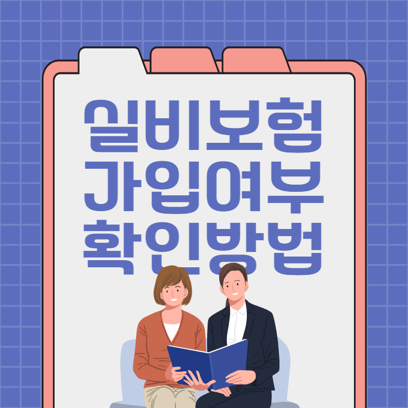 실비보험 확인 방법