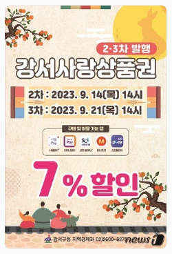 서울사랑상품권 발행일정 및 사용처 확인하기 (7%할인)