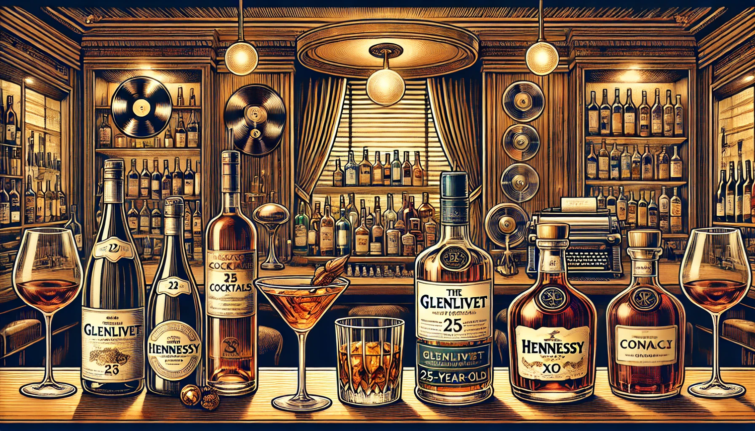 빈티지 & 레트로 스타일 – 감성적인 프리미엄 주류