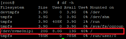 Disk Size Check