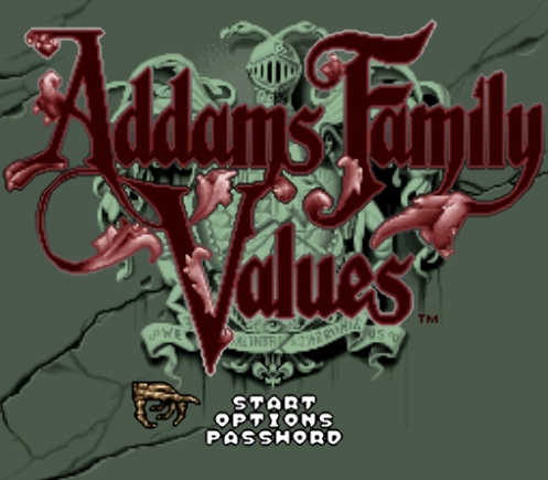  SNES ROMS - Addams Family Values (EUROPE / 유럽판 롬파일 다운로드)