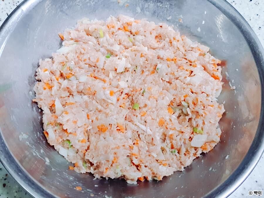 닭가슴살-요리-함박스테이크-떡갈비만들기