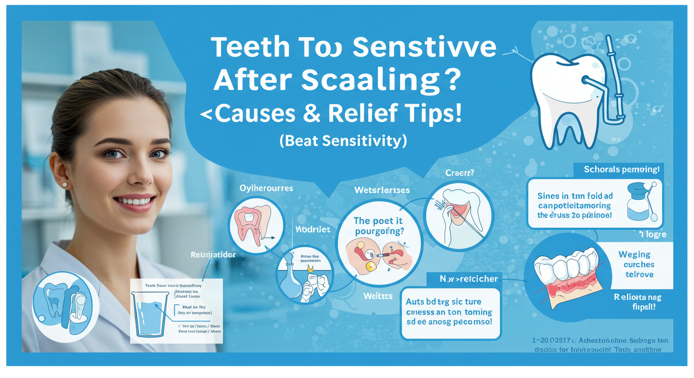 Teeth Too Sensitive After Scaling? 😭 Causes &amp; Relief Tips! (Beat Sensitivity!)-1