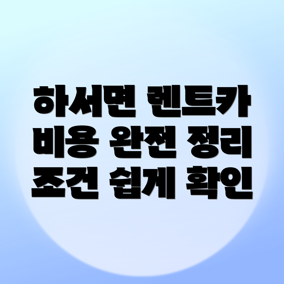 장기렌트카