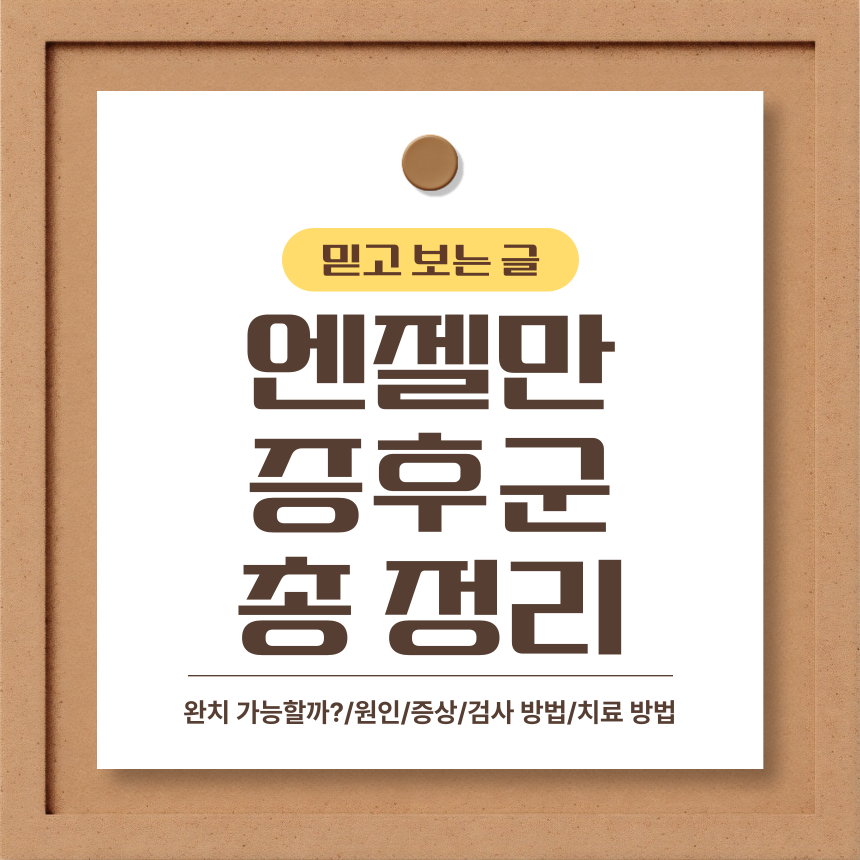  엔젤만 증후군 총 정리 : 완치/원인/증상/검사 방법/치료 방법