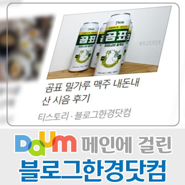  티스토리 '블로그한경닷컴' 다음(Daum) 메인에 소개, 포털의 위력 조회 수 1.1만