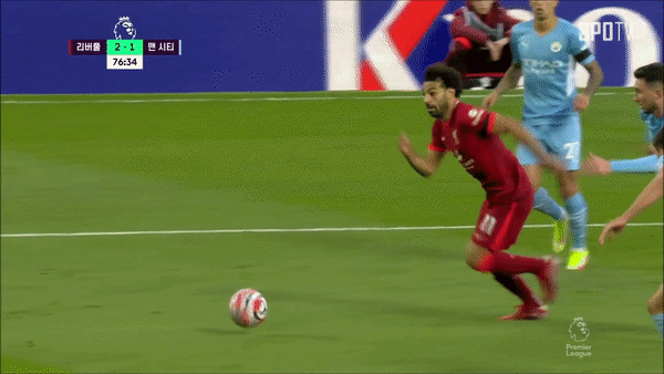  (EPL) 모하메드 살라, 리버풀 리그 6호골.gif (맨시티전)