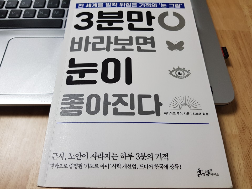  3분만 바라보면 눈이 좋아진다, 1년간의 실천 후 시력 변화