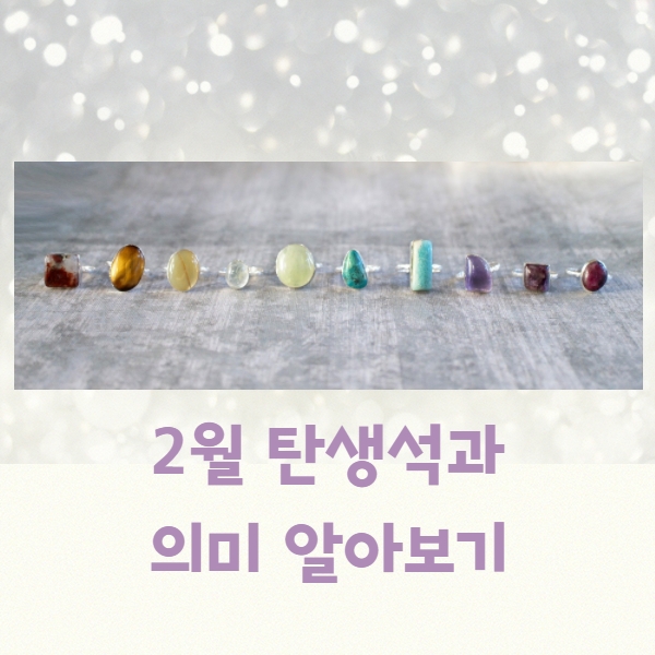  2월 탄생석 귀족의 상징 자수정 이야기 (2월 일별 탄생석)