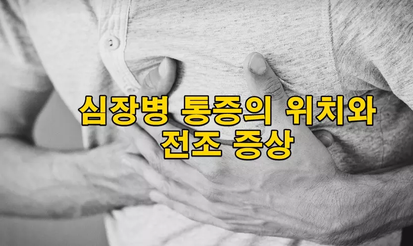 심장병 통증의 위치와 전조 증상