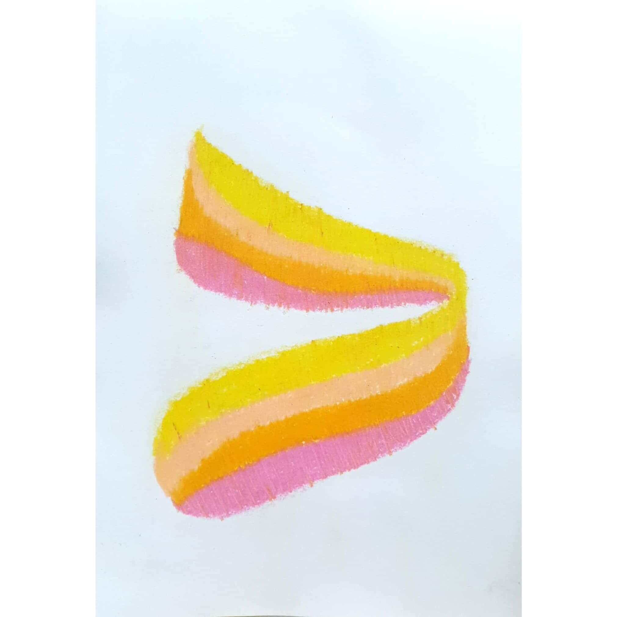  Warm Curve 따뜻한 곡선 / 일러스트레이션 그림 드로잉 / 추상화 그리기