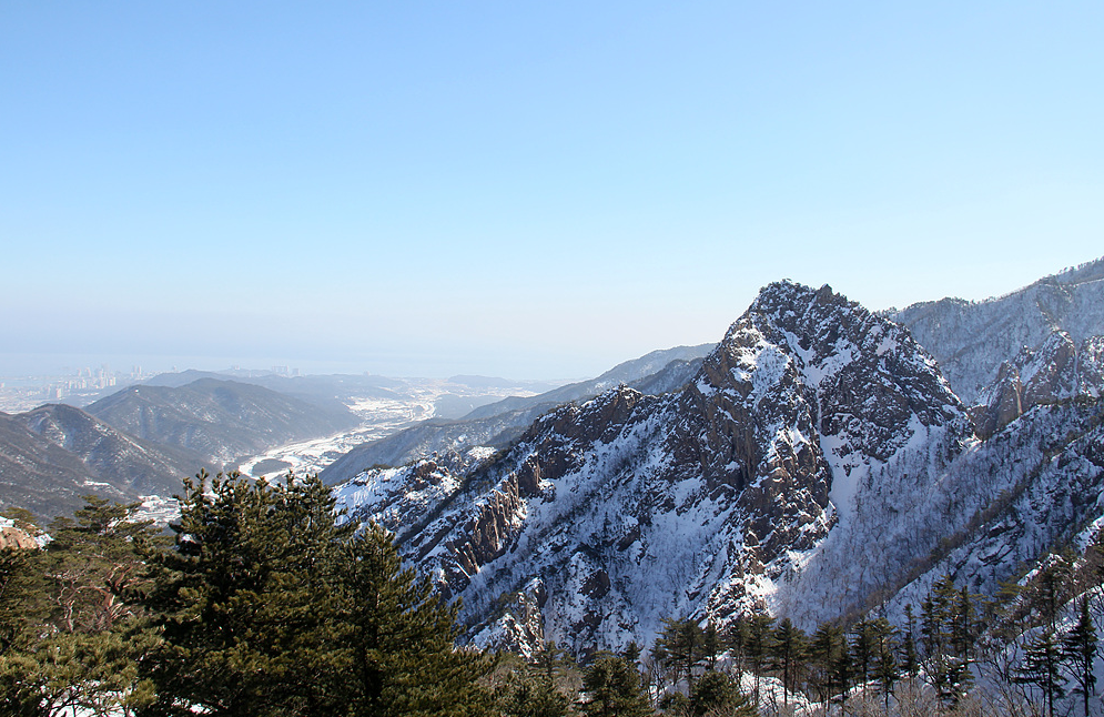 설악산 케이블카 설경