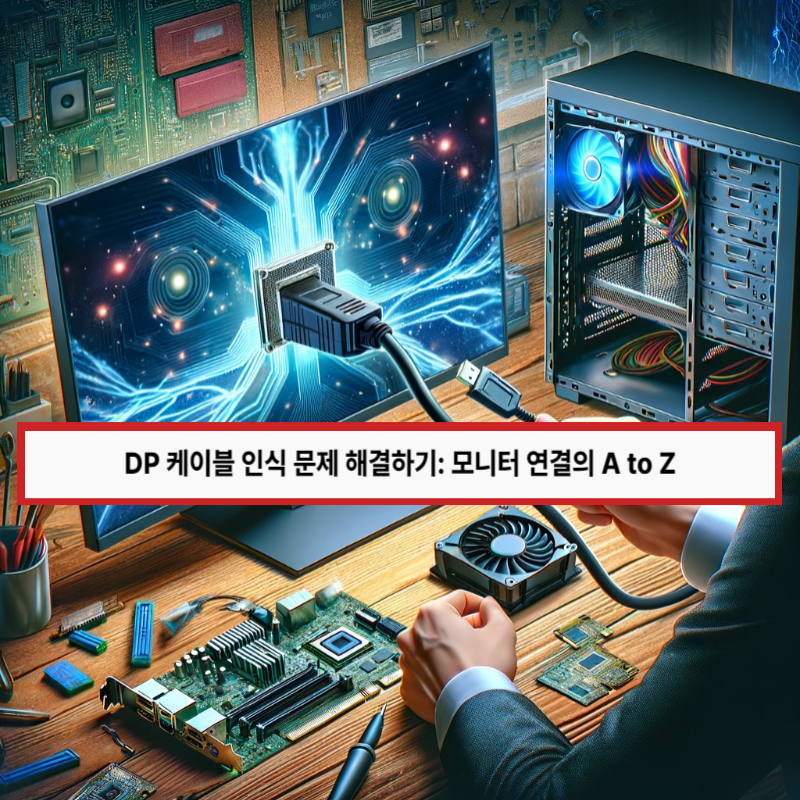 DP 케이블 인식 문제 해결하기: 모니터 연결의 A to Z