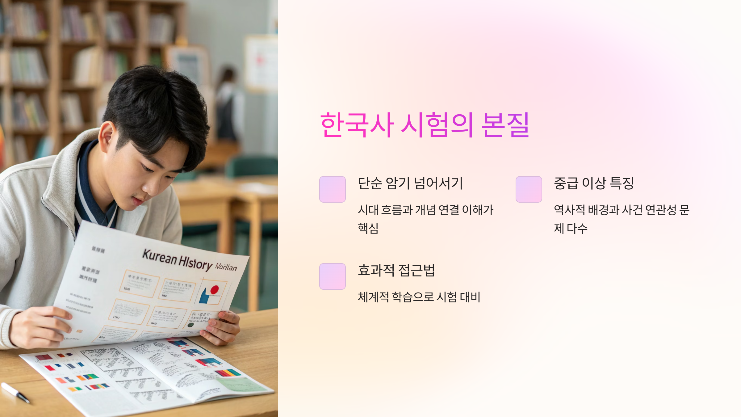 한국사 시험의 본질