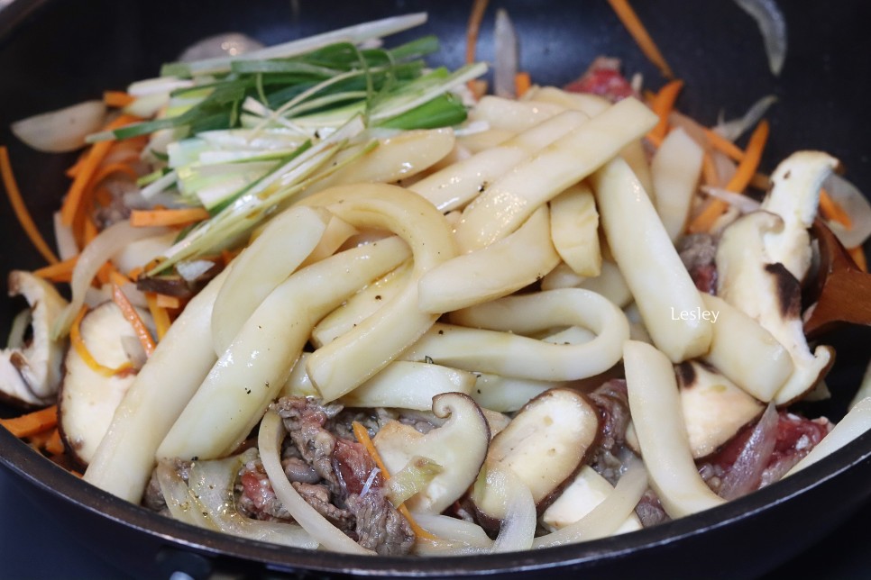 간장떡볶이 소스 만드는 법 궁중떡볶이 레시피 가래떡 넣은 20