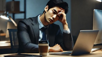 피로한 남성