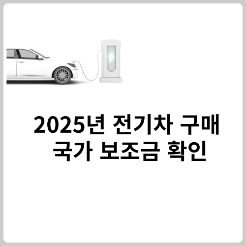 전기차 구매 보조금
