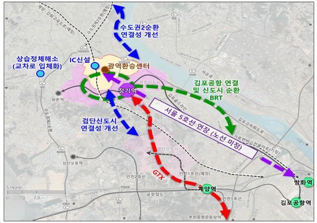 김포한강2지구 광역교통 연계 계획