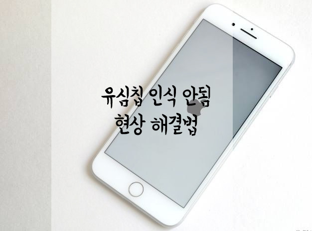  유심칩 인식안됨 해결방법