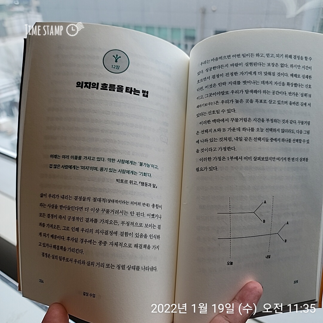  결정 수업, 의지의 흐름을 타는 법