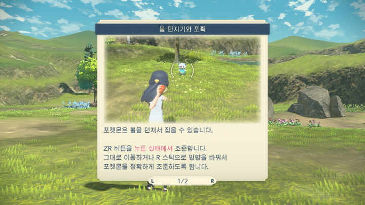볼 던지기와 포획방법-1