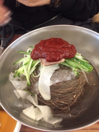 막국수 닭무침 닭곰탕