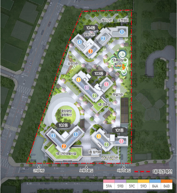 왕길 금호 어울림 에듀그린 스테이션 , 인천 25평 33평 아파트