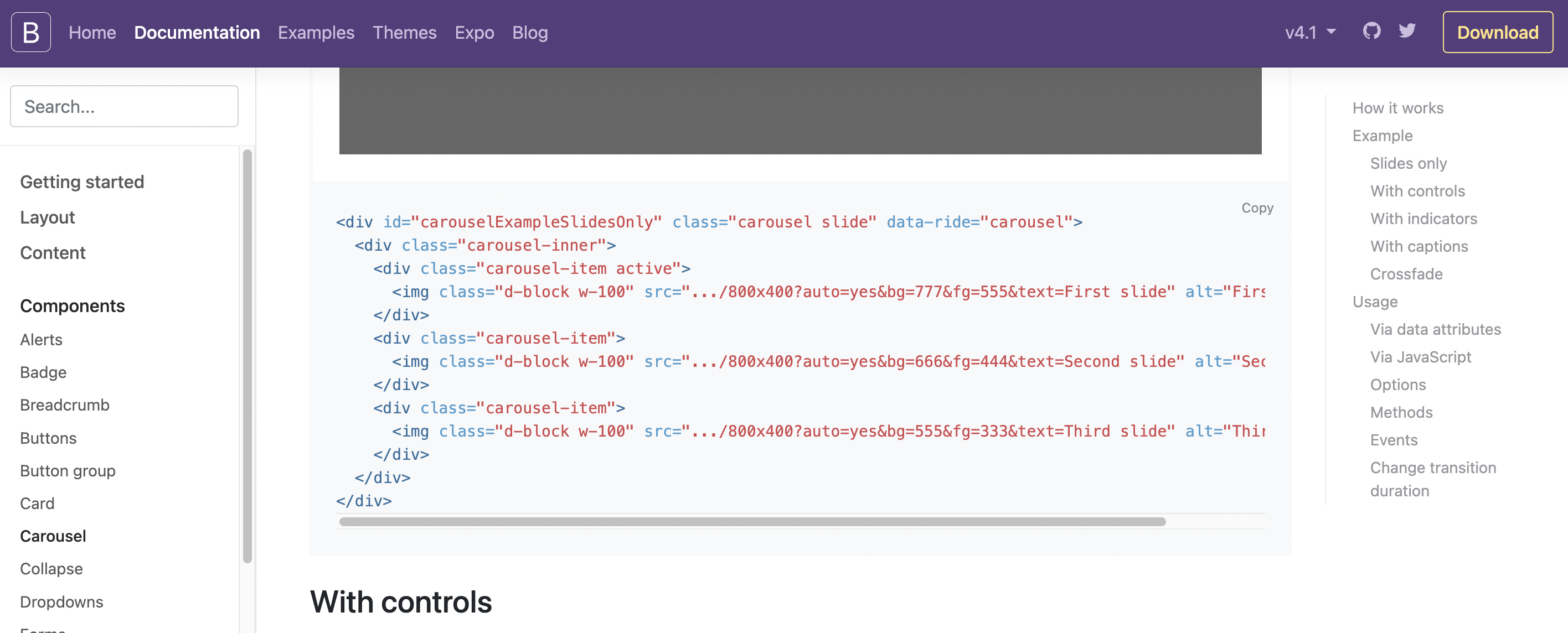 bootstrap4.1