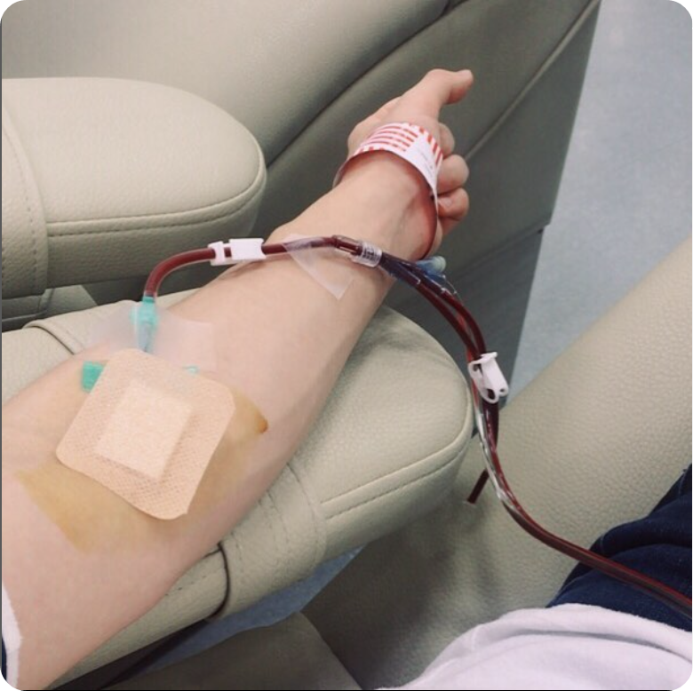 신재하 헌혈