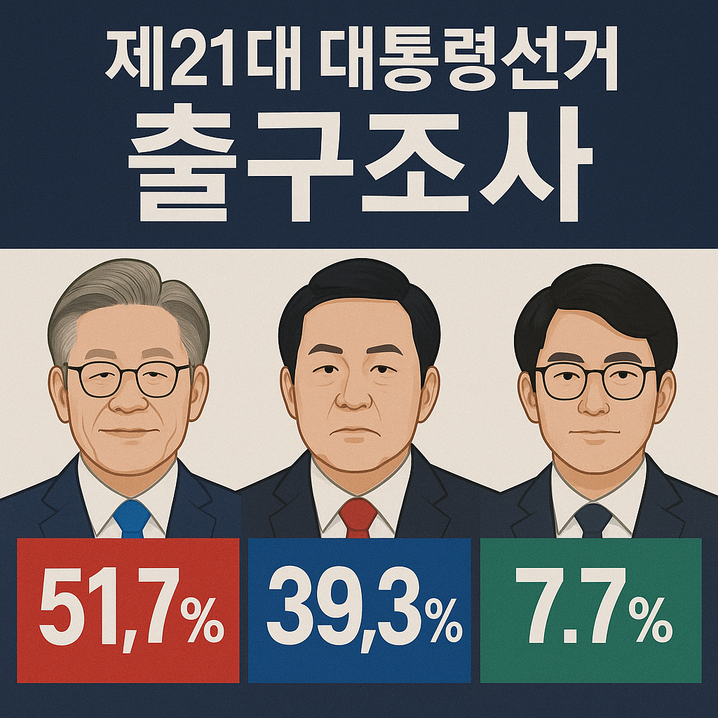 21대 대통령선거 출구조사 결과