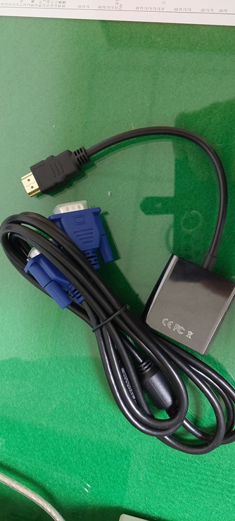 변환케이블과 RGB케이블