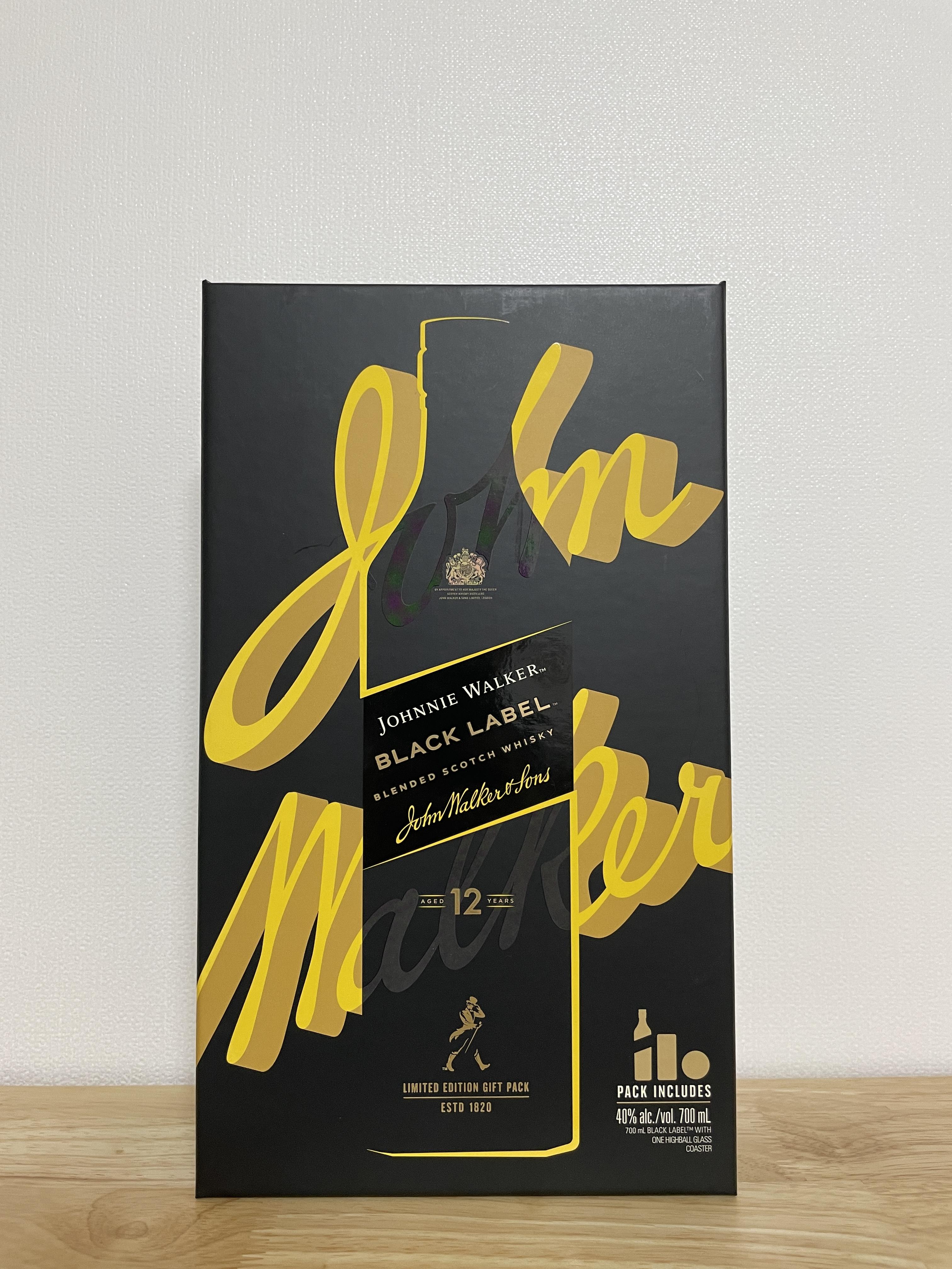 조니워커 블랙라벨 (JOHNNIE WALKER BLACK LABEL) feat. 명절 잔 세트