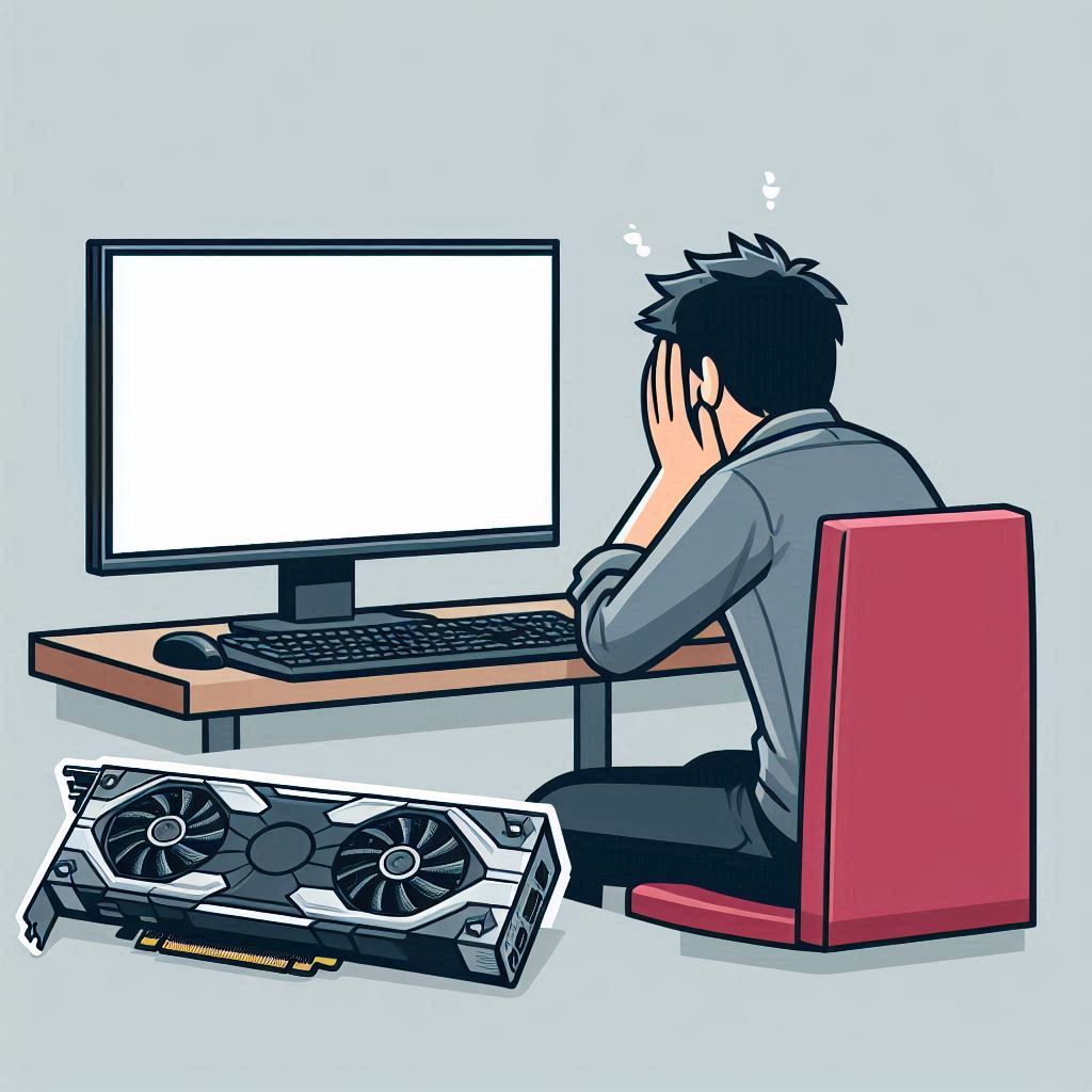 그래픽카드 모니터 신호 없음