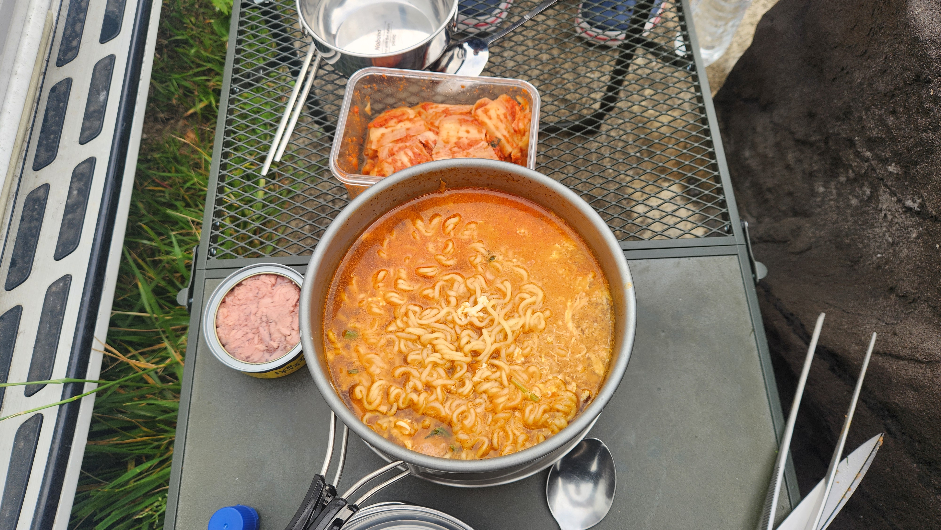 아침식사 라면사진