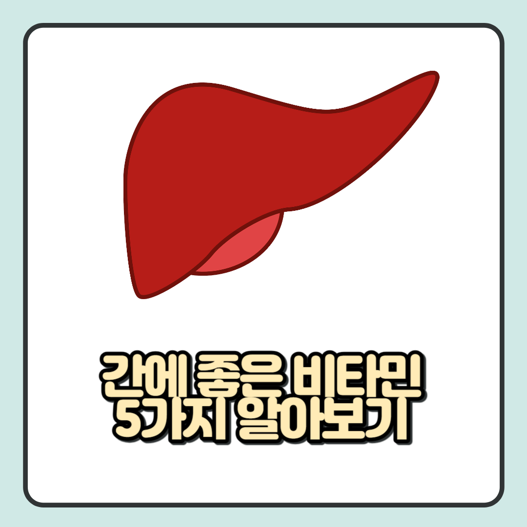 간에 좋은 비타민 5가지