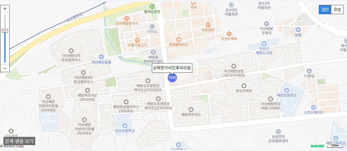 아산시 이비인후과 야간진료 병원 상쾌한이비인후과의원