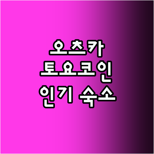 오츠카 토요코인 인기 숙소!