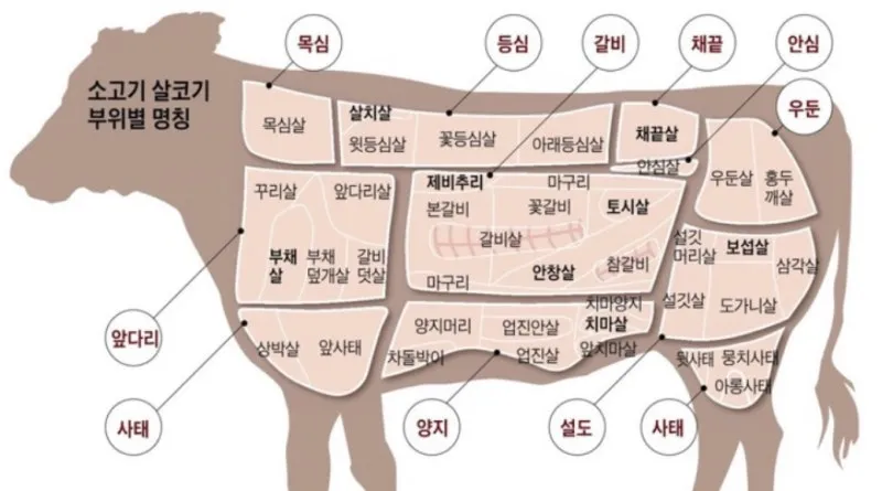 소고기 부위 가장 부드러운 순서대로 10선_2