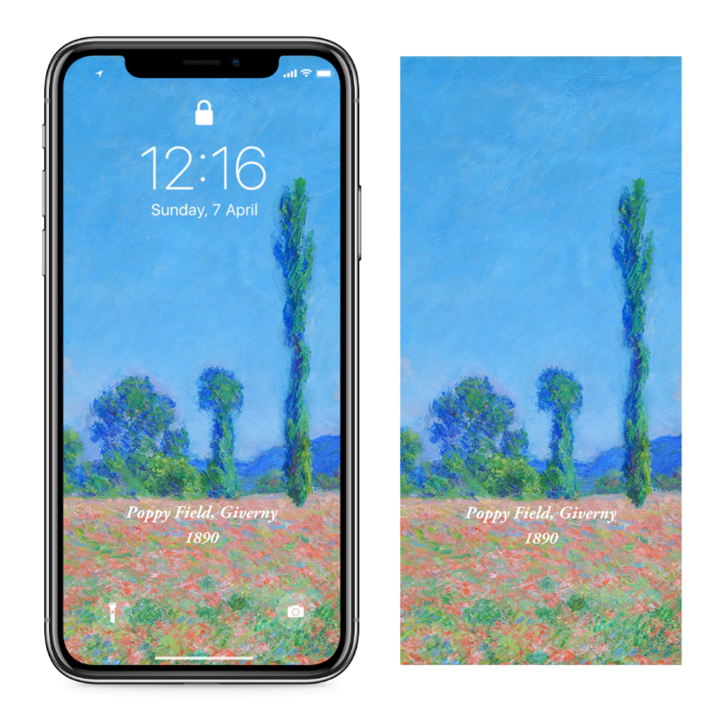 15 지베르니의 양귀비 들판 C - Claude Monet 클로드 모네 배경화면