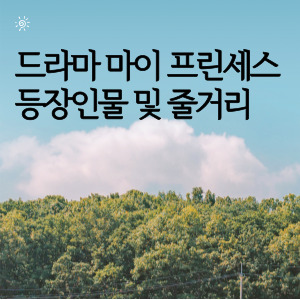 드라마 마이 프린세스 등장인물 및 줄거리