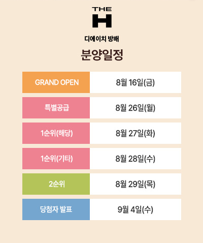 디에이치 방배 분양 일정