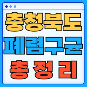 충청북도 시군별 폐렴구균 증상 무료 예방접종 백신 비용지원 신청방법 총정리
